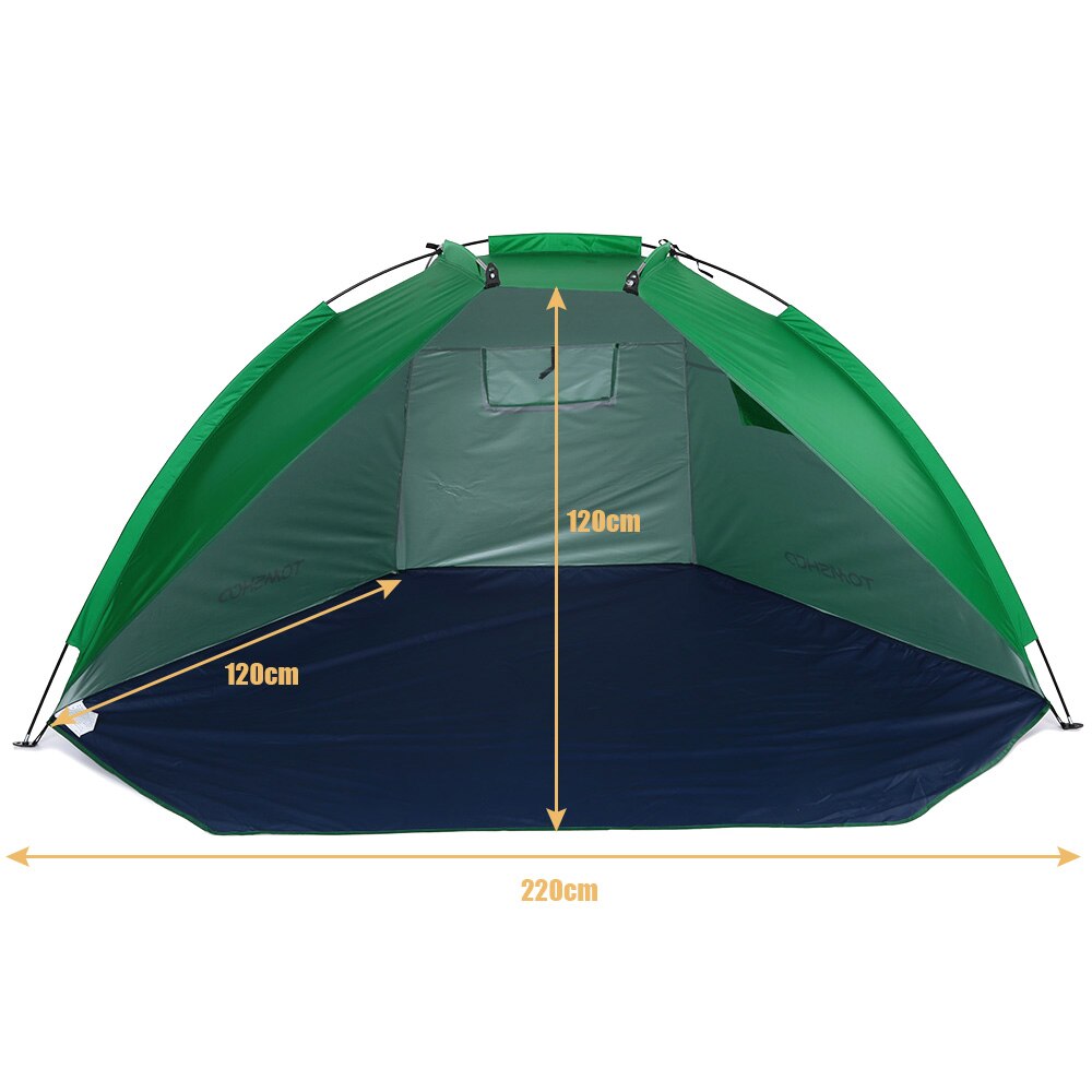 Cheap Goat Tents Tomshoo Beach Tent Sun Shelter Outdoor Sports Sunshade Tent for Fishing Picnic Beach Park UV protective Ultralight Travel Tent Tents 